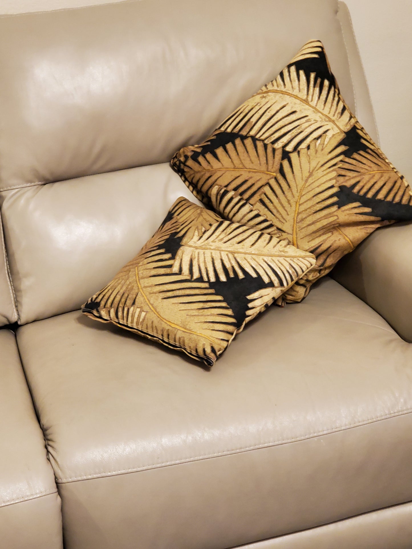 Custom Bolster with Zippered Pillows