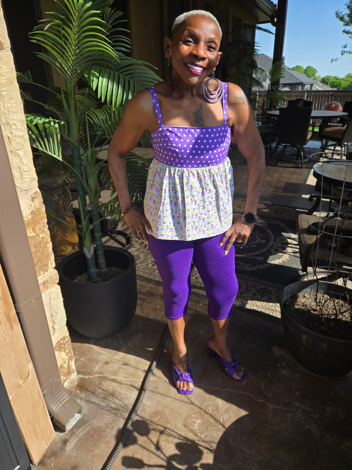Summer Dress Purple